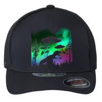 Storm Area 51 Alien Dinosaur UFO Flexfit Unipanel Trucker Cap