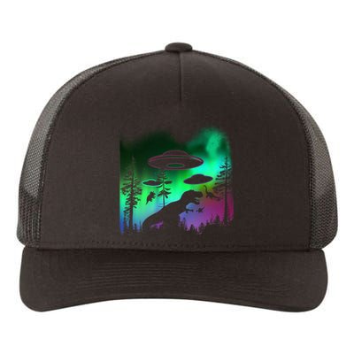 Storm Area 51 Alien Dinosaur UFO Yupoong Adult 5-Panel Trucker Hat