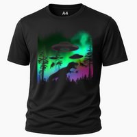 Storm Area 51 Alien Dinosaur UFO Cooling Performance Crew T-Shirt