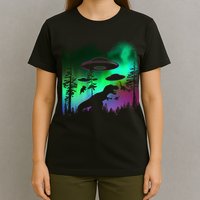 Storm Area 51 Alien Dinosaur UFO T-Shirt