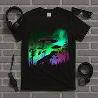Storm Area 51 Alien Dinosaur UFO T-Shirt