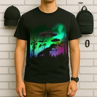 Storm Area 51 Alien Dinosaur UFO T-Shirt