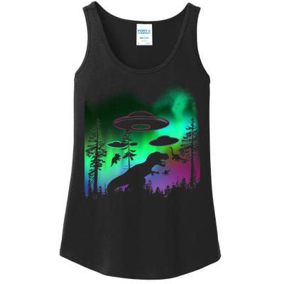 Storm Area 51 Alien Dinosaur UFO Ladies Essential Tank