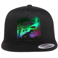 Storm Area 51 Alien Dinosaur UFO Flat Bill Trucker Hat