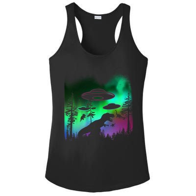 Storm Area 51 Alien Dinosaur UFO Ladies PosiCharge Competitor Racerback Tank