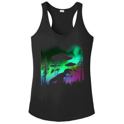 Storm Area 51 Alien Dinosaur UFO Ladies PosiCharge Competitor Racerback Tank