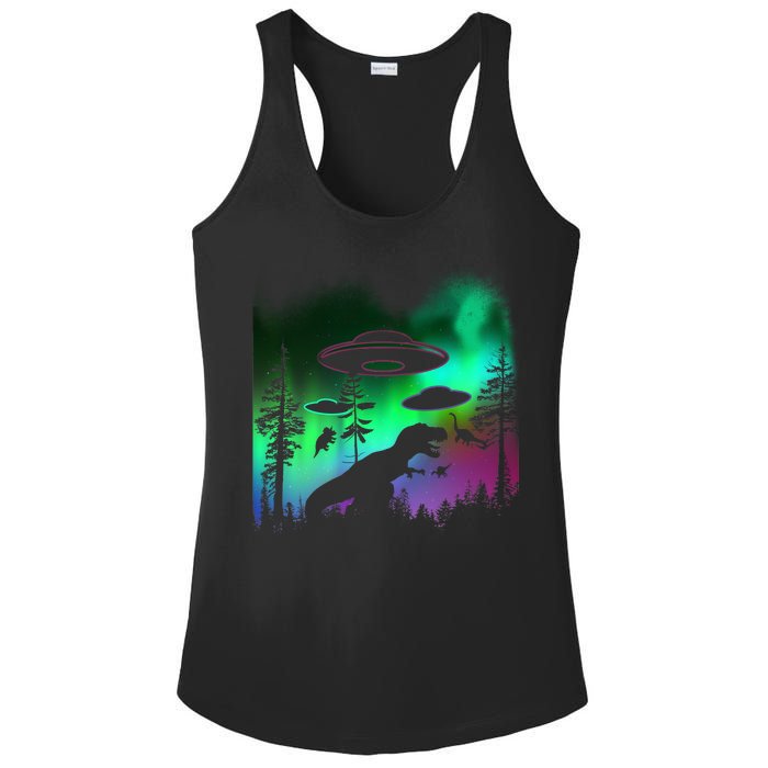 Storm Area 51 Alien Dinosaur UFO Ladies PosiCharge Competitor Racerback Tank