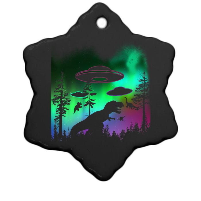 Storm Area 51 Alien Dinosaur UFO Ceramic Star Ornament