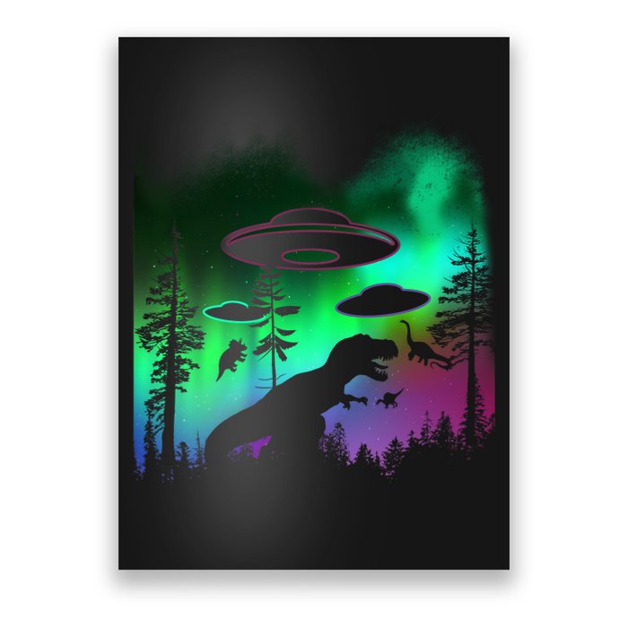 Storm Area 51 Alien Dinosaur UFO Poster