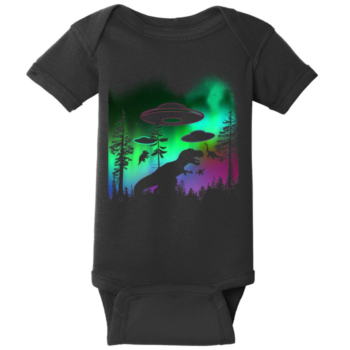 Storm Area 51 Alien Dinosaur UFO Baby Bodysuit