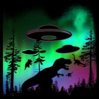 Storm Area 51 Alien Dinosaur UFO Baby Bodysuit