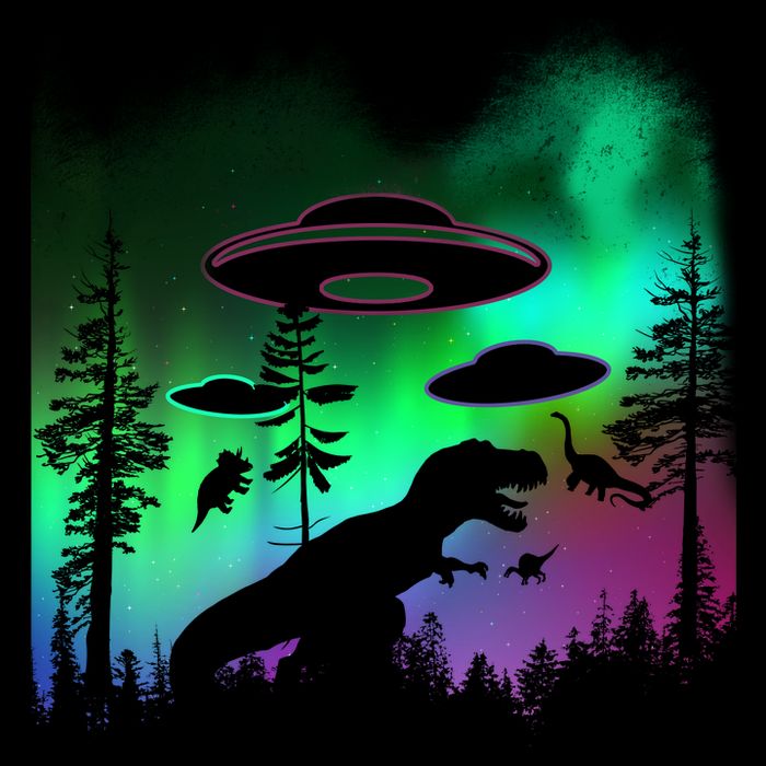 Storm Area 51 Alien Dinosaur UFO Baby Bodysuit