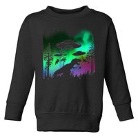 Storm Area 51 Alien Dinosaur UFO Toddler Sweatshirt