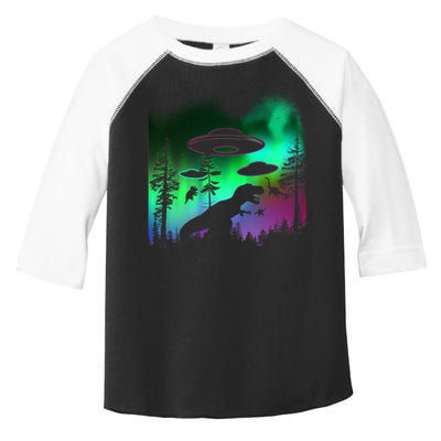 Storm Area 51 Alien Dinosaur UFO Toddler Fine Jersey T-Shirt