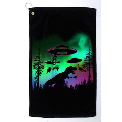 Storm Area 51 Alien Dinosaur UFO Golf Towel