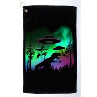 Storm Area 51 Alien Dinosaur UFO Golf Towel