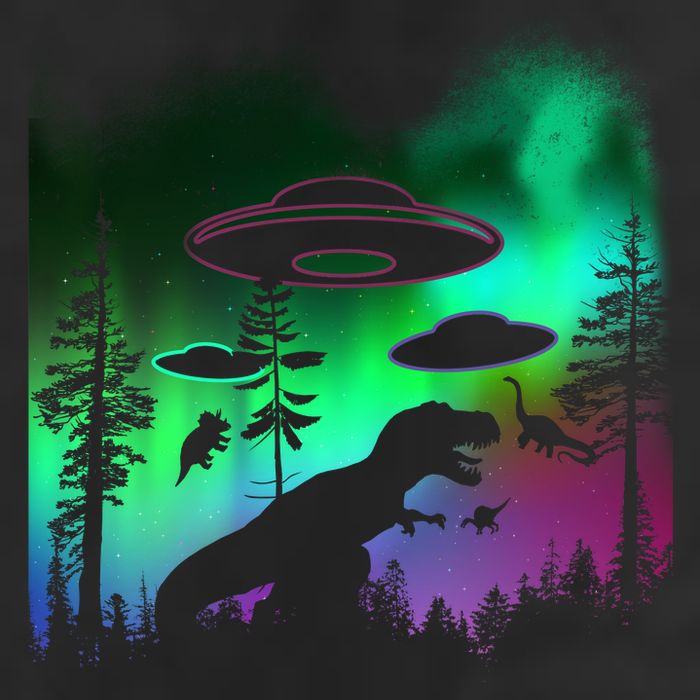 Storm Area 51 Alien Dinosaur UFO Golf Towel