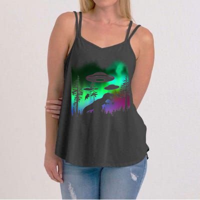 Storm Area 51 Alien Dinosaur UFO Women's Strappy Tank