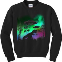 Storm Area 51 Alien Dinosaur UFO Kids Sweatshirt