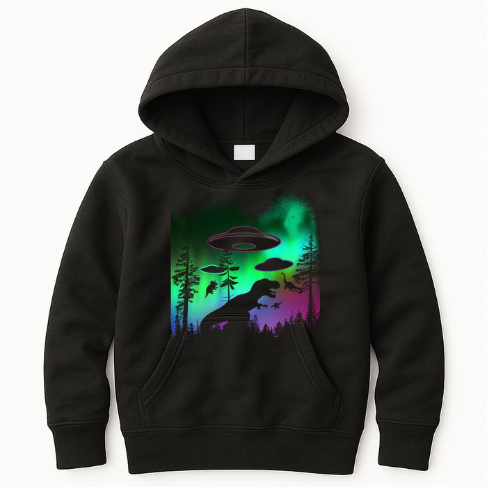 Storm Area 51 Alien Dinosaur UFO Kids Hoodie