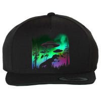 Storm Area 51 Alien Dinosaur UFO Wool Snapback Cap