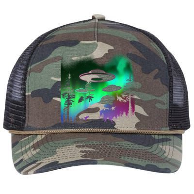 Storm Area 51 Alien Dinosaur UFO Retro Rope Trucker Hat Cap