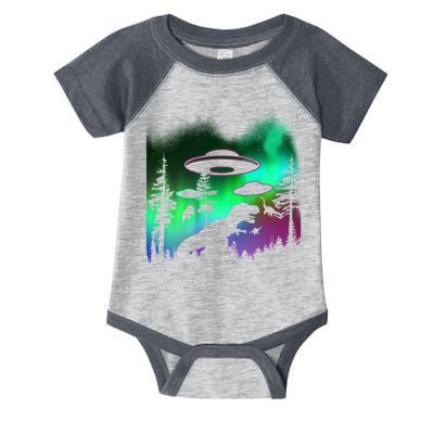 Storm Area 51 Alien Dinosaur UFO Infant Baby Jersey Bodysuit