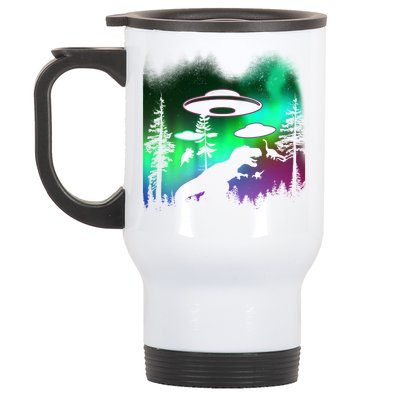 Storm Area 51 Alien Dinosaur UFO Stainless Steel Travel Mug