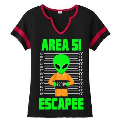 Storm Area 51 Alien Escapee Ladies Halftime Notch Neck Tee