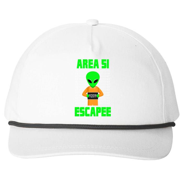 Storm Area 51 Alien Escapee Snapback Five-Panel Rope Hat