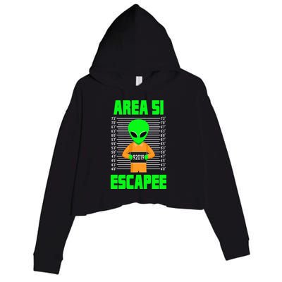 Storm Area 51 Alien Escapee Crop Fleece Hoodie