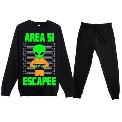 Storm Area 51 Alien Escapee Premium Crewneck Sweatsuit Set