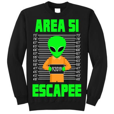 Storm Area 51 Alien Escapee Tall Sweatshirt