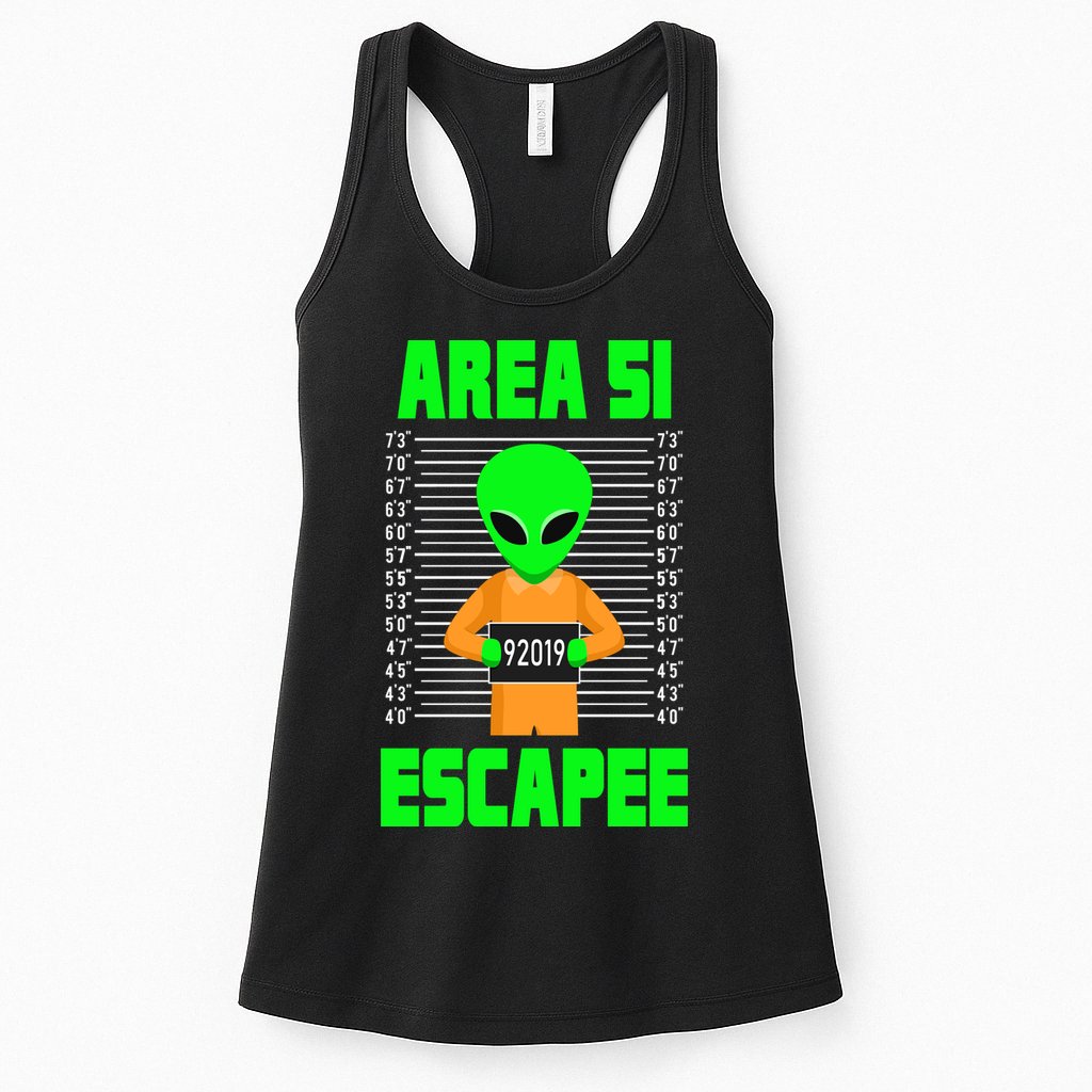 Storm Area 51 Alien Escapee Womens Tank Top