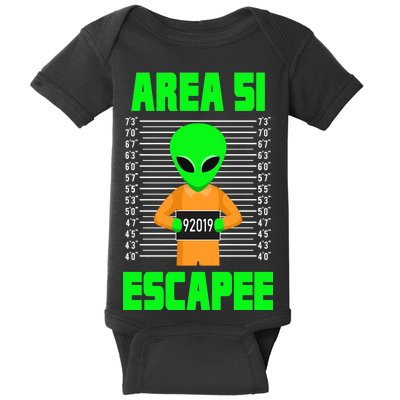 Storm Area 51 Alien Escapee Baby Bodysuit