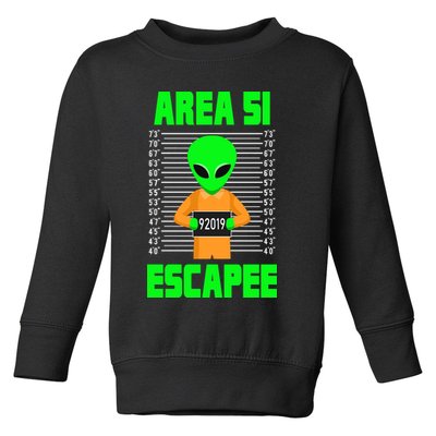 Storm Area 51 Alien Escapee Toddler Sweatshirt
