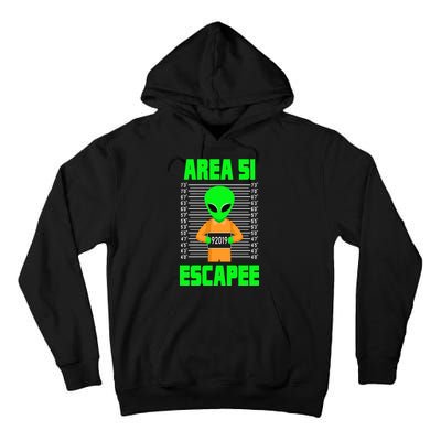 Storm Area 51 Alien Escapee Tall Hoodie