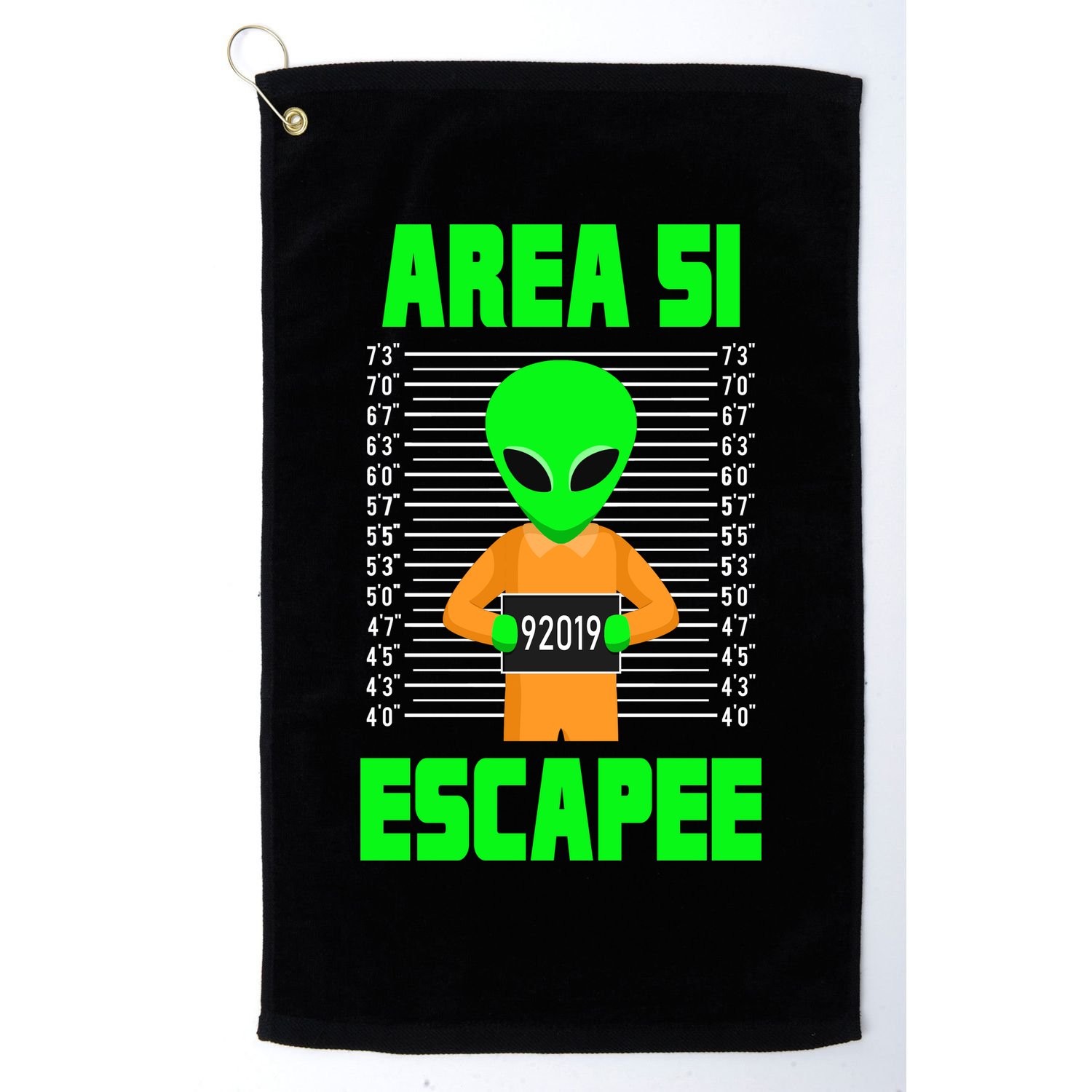 Storm Area 51 Alien Escapee Golf Towel