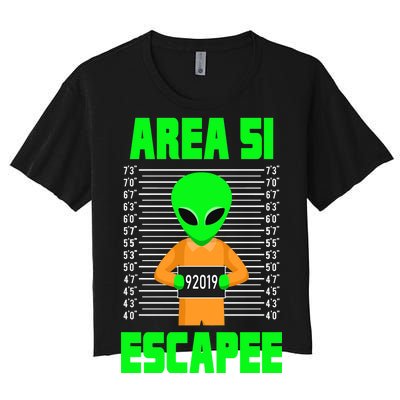 Storm Area 51 Alien Escapee Women's Crop Top Tee