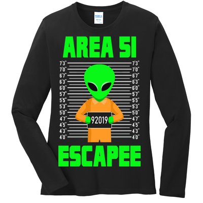 Storm Area 51 Alien Escapee Ladies Long Sleeve Shirt