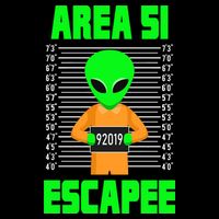 Storm Area 51 Alien Escapee Women's V-Neck T-Shirt