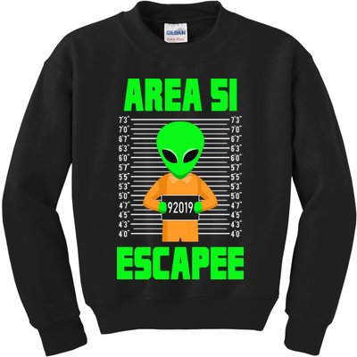 Storm Area 51 Alien Escapee Kids Sweatshirt