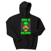 Storm Area 51 Alien Escapee Kids Hoodie