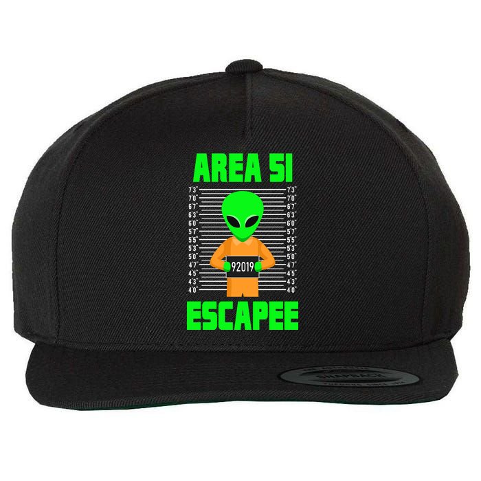 Storm Area 51 Alien Escapee Wool Snapback Cap