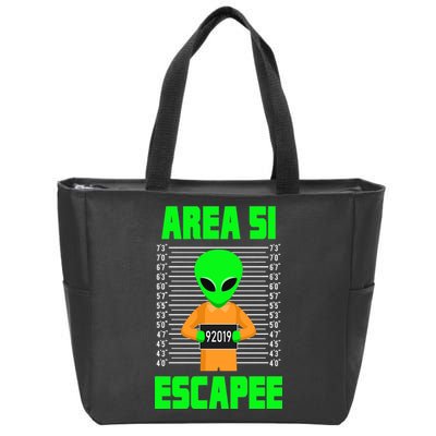 Storm Area 51 Alien Escapee Zip Tote Bag