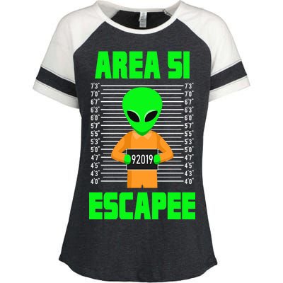 Storm Area 51 Alien Escapee Enza Ladies Jersey Colorblock Tee