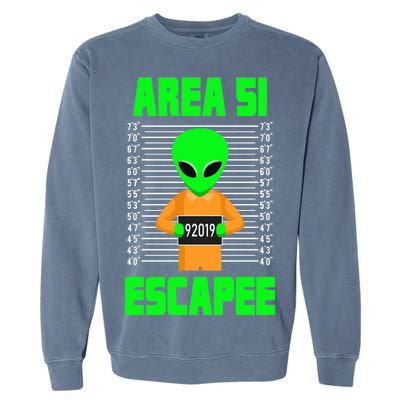 Storm Area 51 Alien Escapee Garment-Dyed Sweatshirt