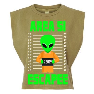 Storm Area 51 Alien Escapee Garment-Dyed Women's Muscle Tee