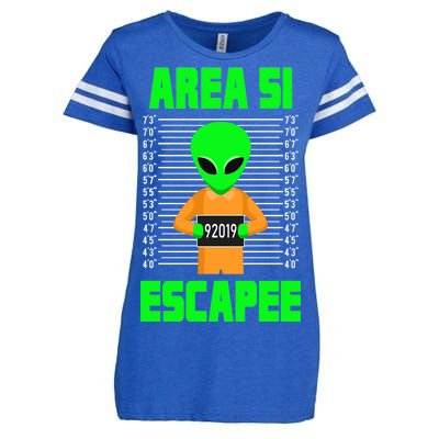 Storm Area 51 Alien Escapee Enza Ladies Jersey Football T-Shirt