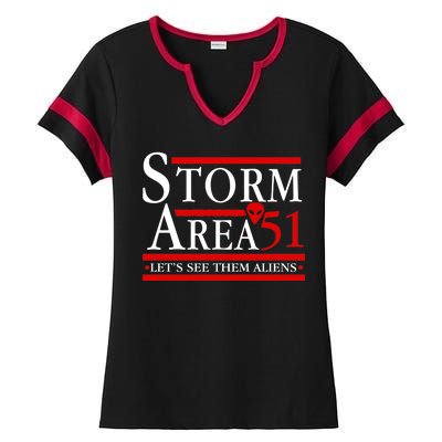 Storm Area 51 Campaign Ladies Halftime Notch Neck Tee